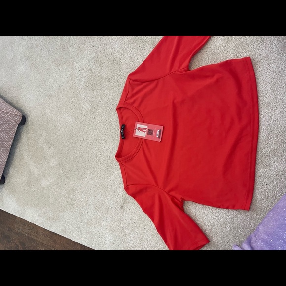 ORANGE CROP TOP - Picture 6 of 7